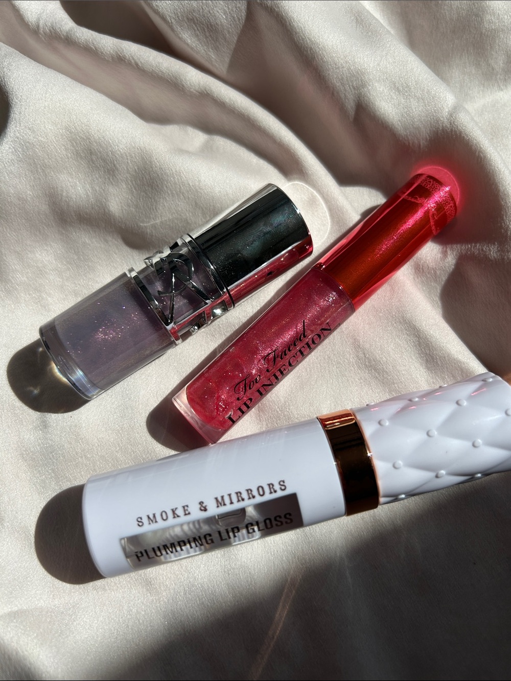 YSL/Too faced/Smoke & mirrors lip plumping 3 pc bundle